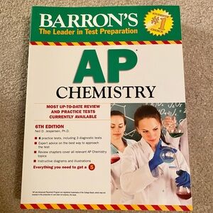Barron's The Leader in Test Preparation AP Chemistry Book 6th Edition Practice